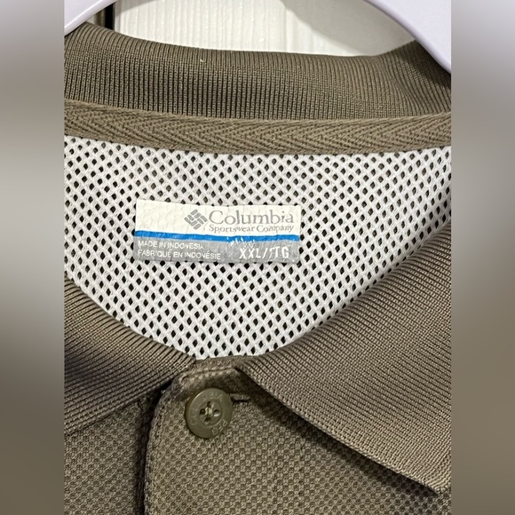 Columbia Men's Perfect Cast Polo Shirt Size XXL (Sage Green) - Picture 9 of 9